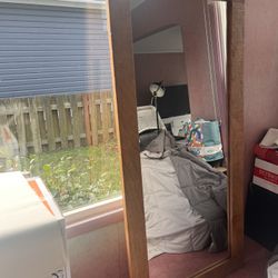 Tall Mirror Real Wood