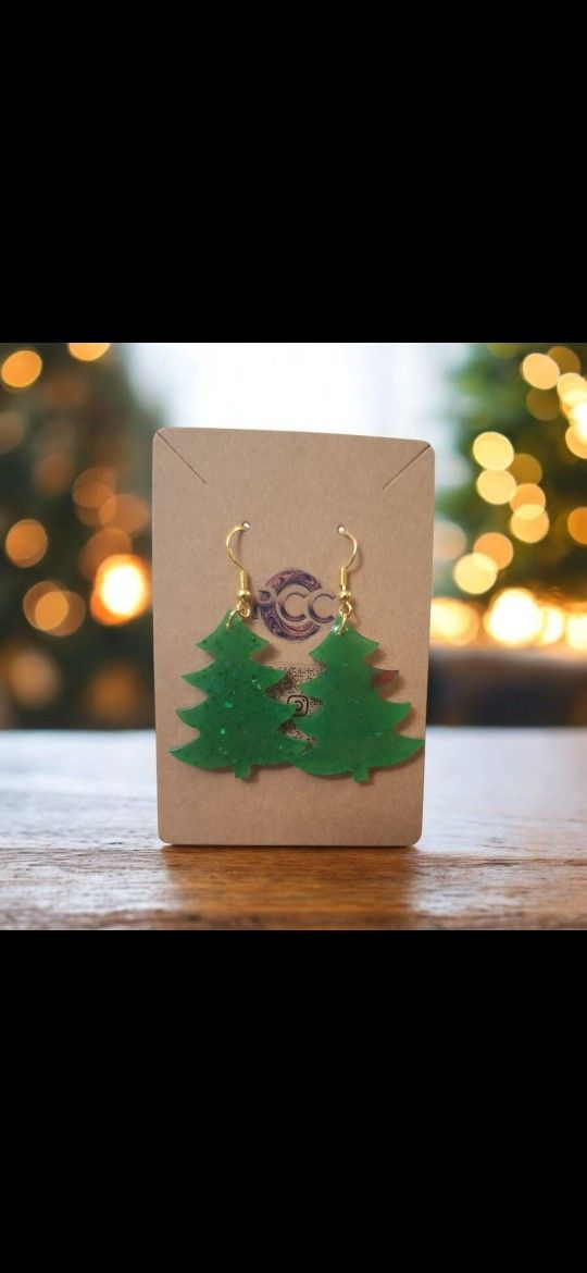 Xmas Tree Earrings