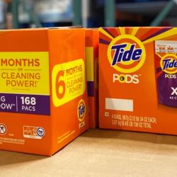 Box of 168 Tide Pods( Spring Meadow) Scent