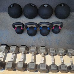 Weights And Med Balls 