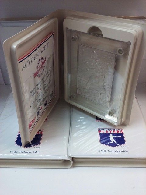 THE HIGHLAND MINT KIRBY PUCKETT 4.25 Oz .999 SILVER CARD