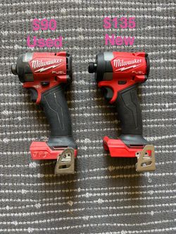 M18 fuel 1/4” hex impact Drill used $90 / new $135 Nuevo  18v Milwaukee taladro impacto
