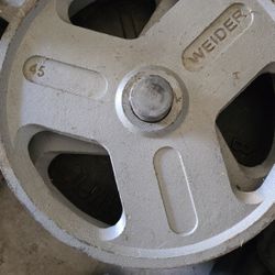 45lb Weider Pair