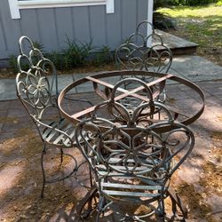 Wrought Iron patio Set