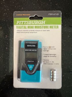Pittsburgh mini moisture meter