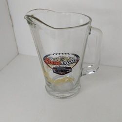 COORS LIGHT Beer 64 Oz NFL Saturday football 2011 glass Pitcher - collector's item .