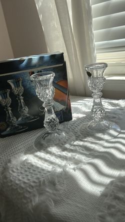Crystal candle sticks