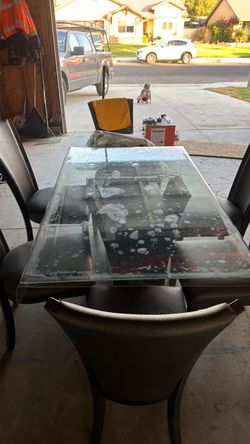 Glass table