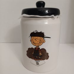San Diego Padres Peanuts Character Pigpen The Memory Company Ceramic Cookie Jar With Lid