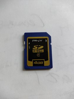 4 GB SD Card For Sale
