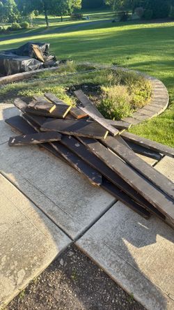 Free old cedar boards deck/scrap