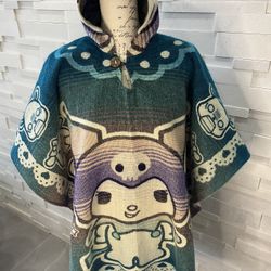 Ponchó, Cárdigan, Ruana. Christmas 🎁Kuromi/hello Kitty 