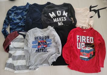 Toddler boys 5T long sleeve lot