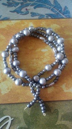 Handmade Brain Cancer Awareness Bracelet