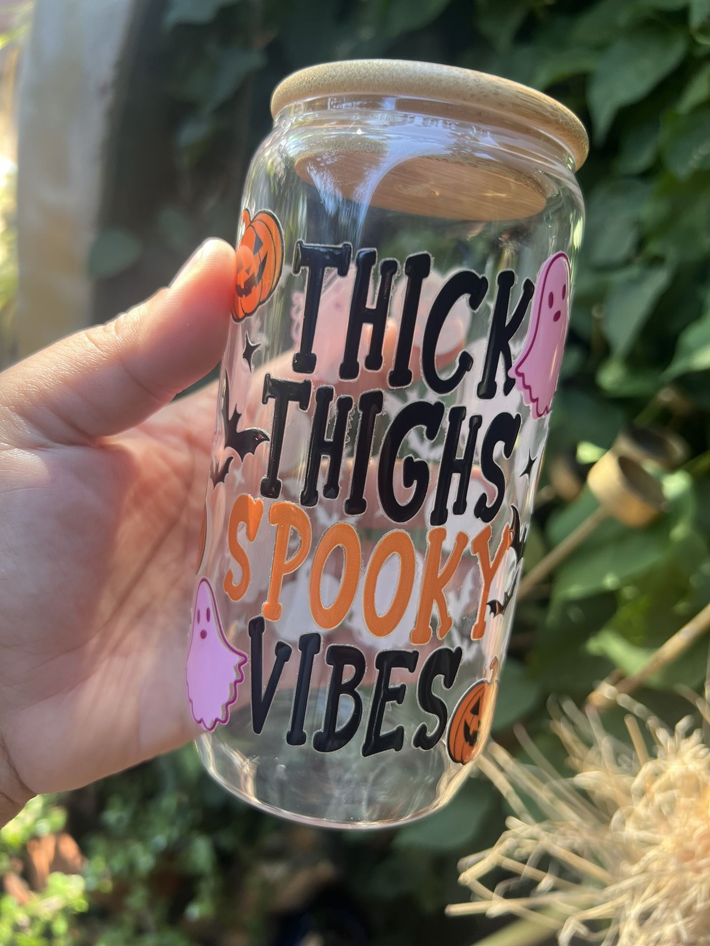 Halloween Glass Cup