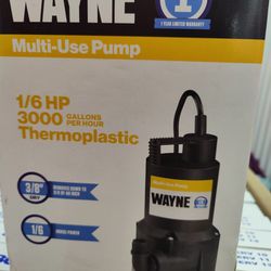 Wayne Water Pump Multi Use