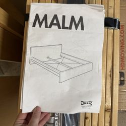 queen size bed frame + storage 