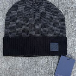 Black/Grey Louis Vuittion Beanie