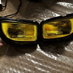 MR2 Heaven SW20 yellow OE Style Fog Lights