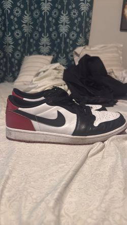 Jordan 1 White Toes low
