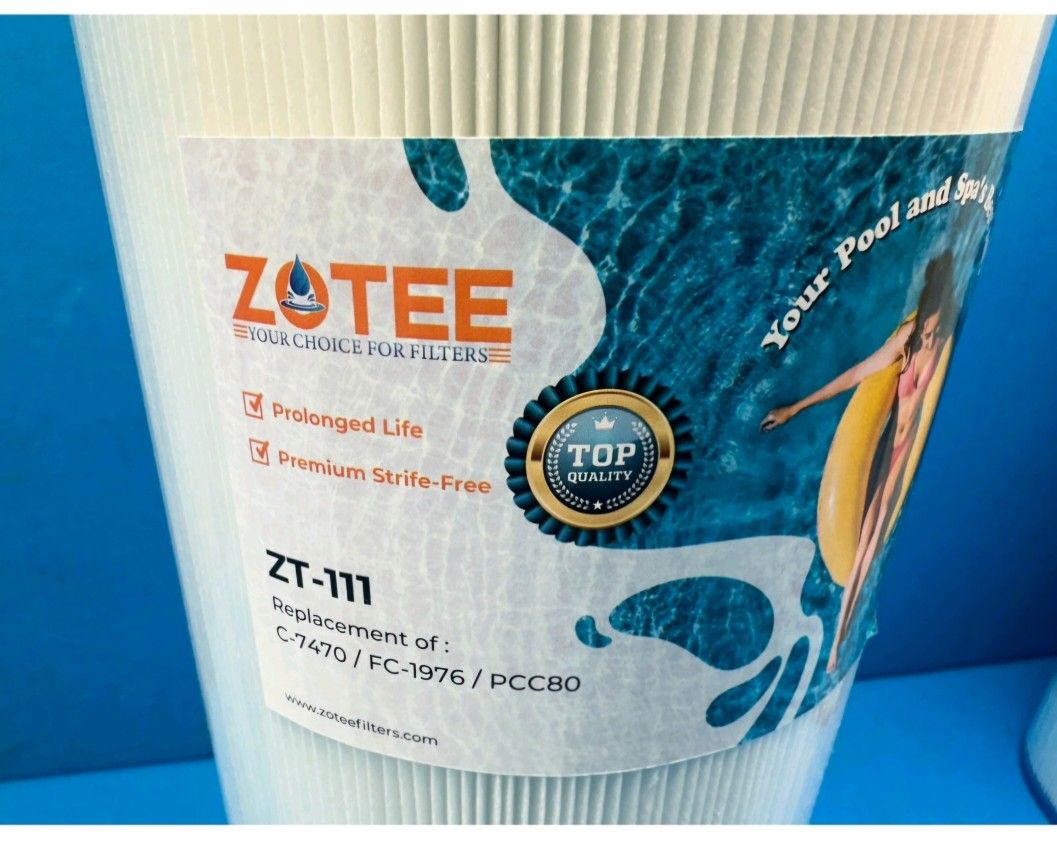 Pack of 4 - Zotee 80Sq Ft Pool Filter Cartridge ZT-111 For Unicel / Filbur