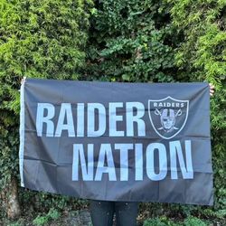 Raiders Nation 3x5 Flag House Banner