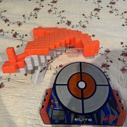 Nerf Gun And Digital Light Up Target 