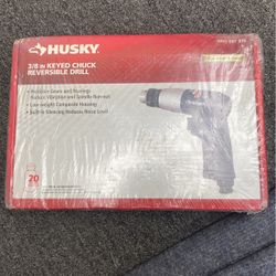 Husky 3/8in Keyed Reversible Drill 