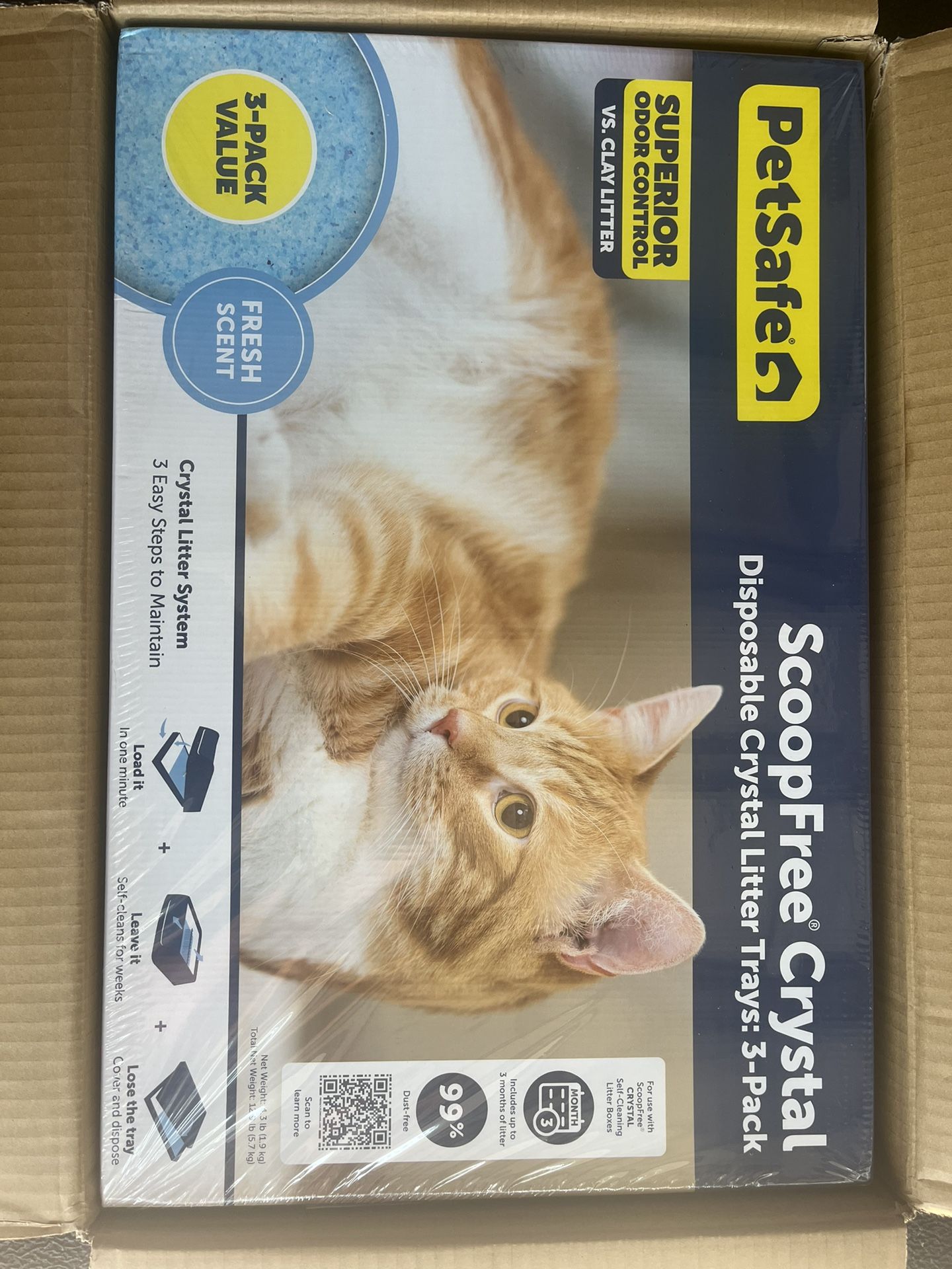 Pet safe Crystal Litter Trays