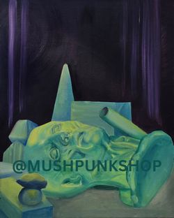 Painting by @MUSHPHNKSHOP