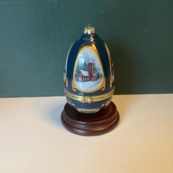 Cobalt Blue Musical Egg