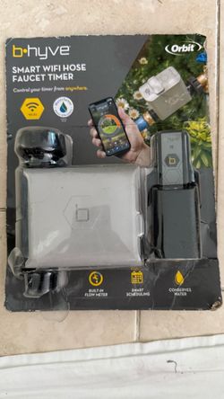Orbit B-Hyve Smart Hose Faucet Irrigation Controller/Wi-Fi Hub New!!! Pickup in Irvine/Tustin Is Welcome Complete control over hose faucet watering fr