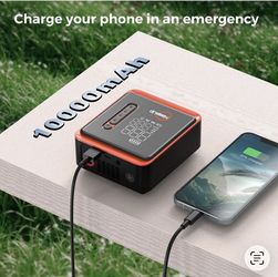 3 in 1 light, car tire creator and power bank