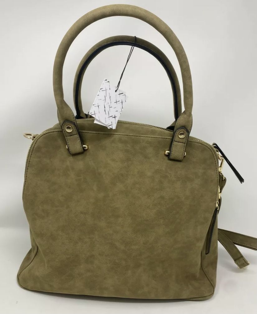 VR NYC Zip Closure Triple Compartment Satchel Handbag - Olive Green for  Sale in Visalia, CA - OfferUp