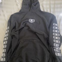 Balenciaga Oversized Distressed Hoodie
