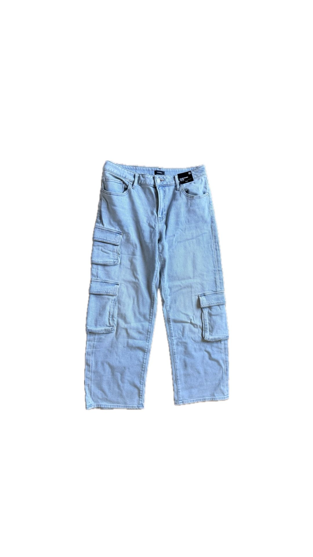 Express Light Blue Boyfriend Jeans