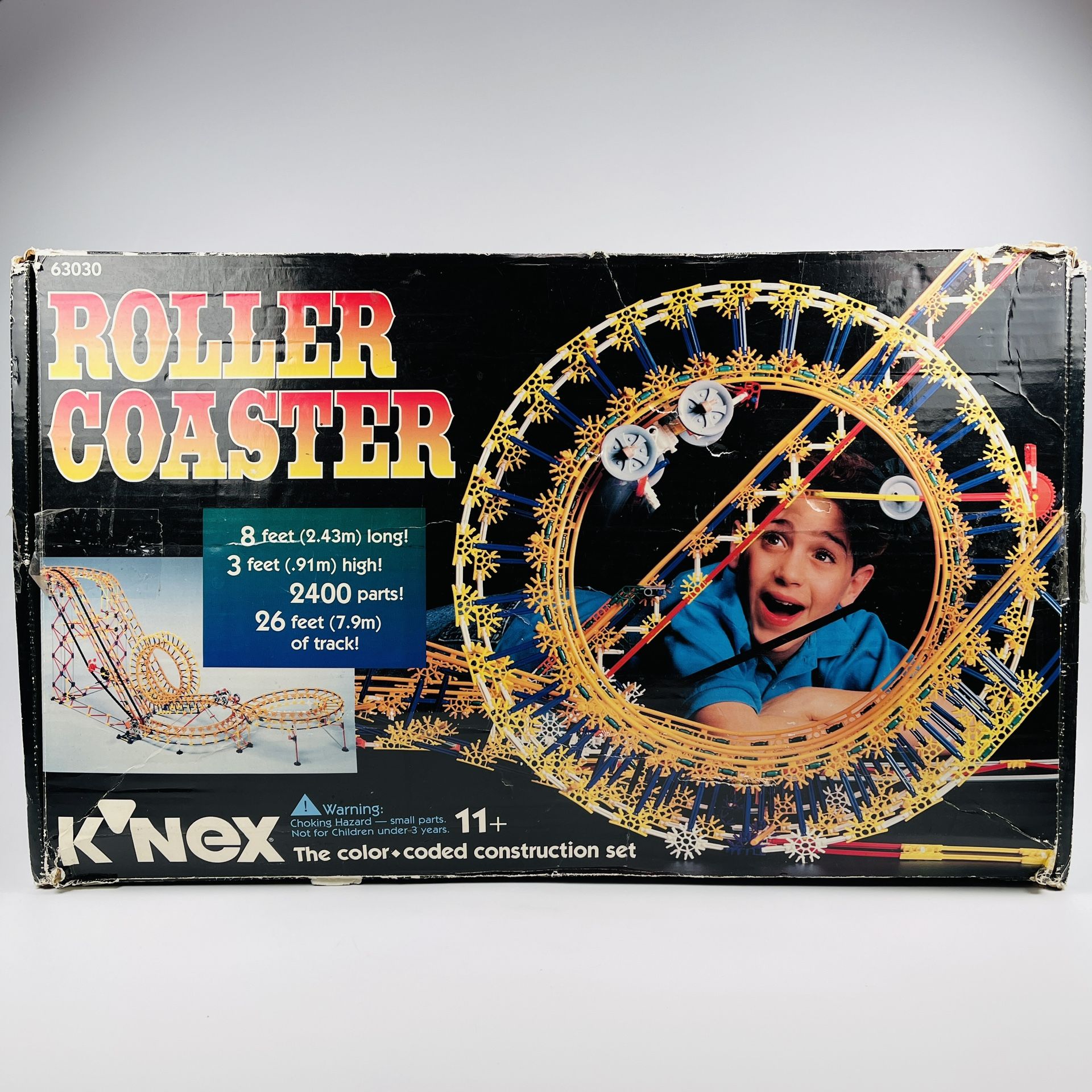 K'NEX Classic Roller Coaster SET 63030 with Box NOT Counted Pieces are Sorted