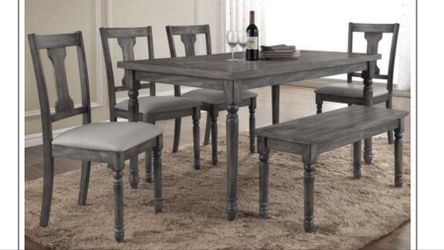 Gray Dining Set
