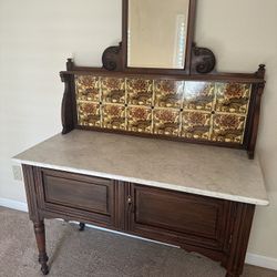Antique Marble Top Washstand