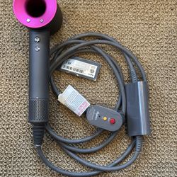 Dyson Hair Dryer HD07 Iron/Fuchsia Genuine