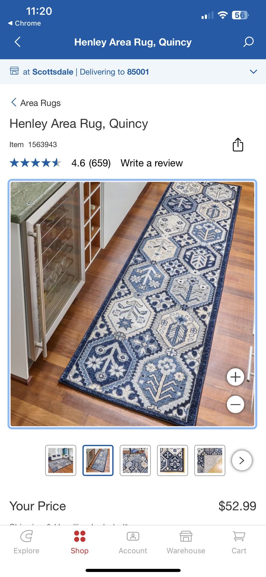 Costco Henley Quincy Runner