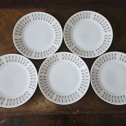 Set of 5 Harmony House "Brentwood"- Fine  China plates - Japan