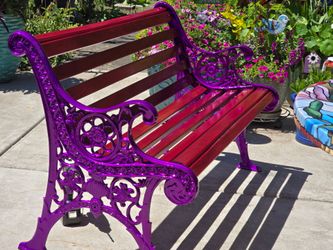 Cast Iron Park Bench
