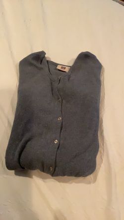 Stone Washed Blue Waffle Shirt No Pockets No Color No Slits.