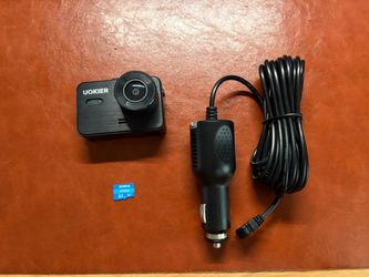 Uokier Dash Cam with Car Charger and 32GB SD Card