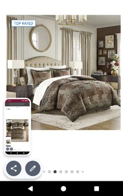 Queen Bed Comforter Set 