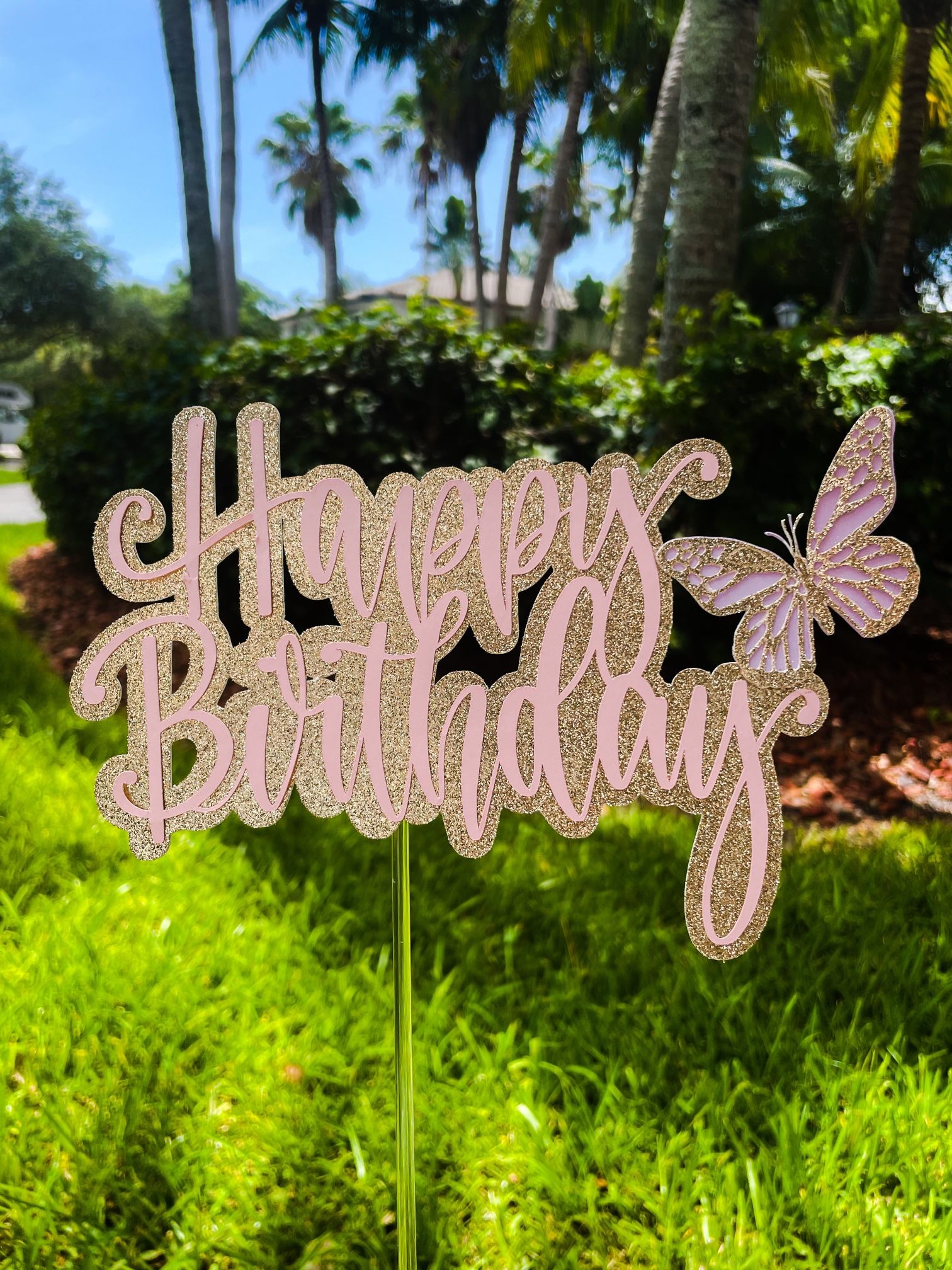 Happy Birthday Cake Topper 