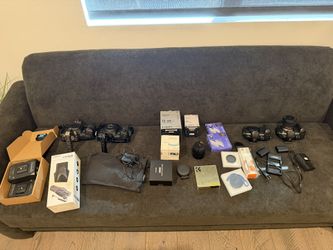 Blackmagic / Panasonic Camera Gear Lot – BMPCC 4K, GH5, Lenses, Cages, Batteries & More