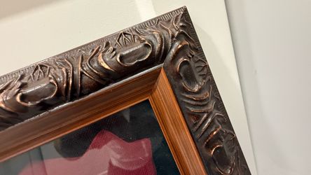 Framed Stylized Figure Painting 16x20