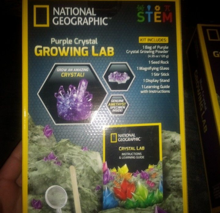 Purple Crystal Growing Lab